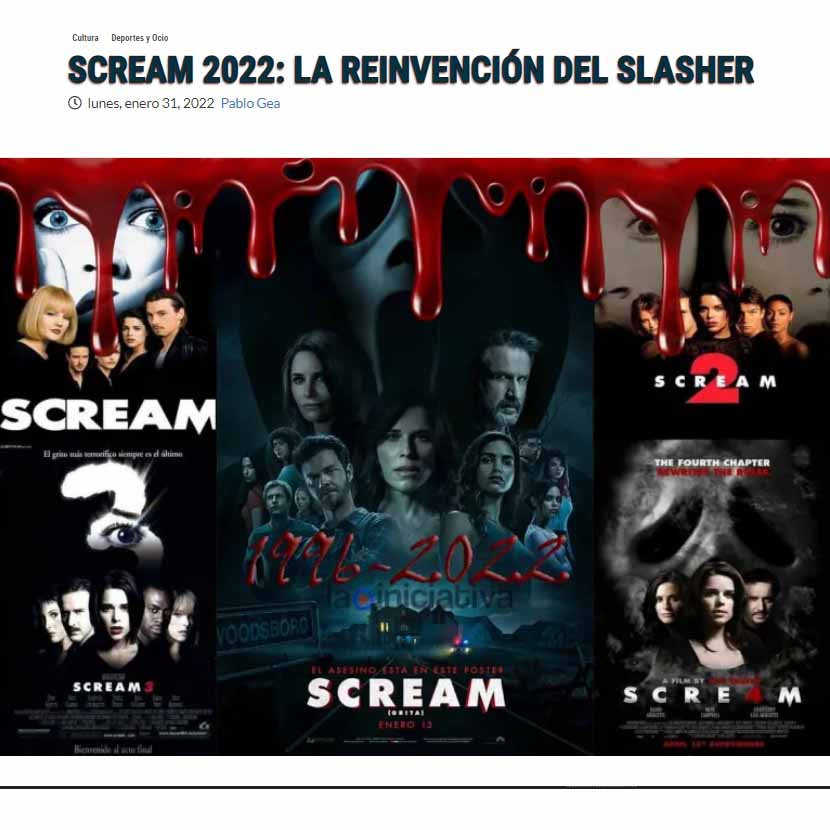 Lee más sobre el artículo Scream 2022: La saga continúa