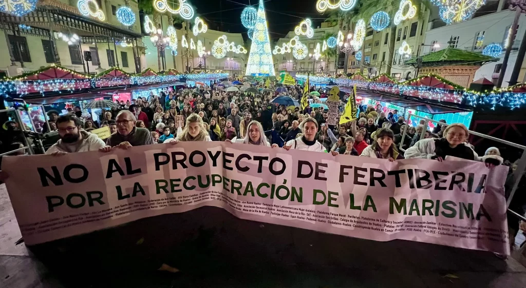 Manifestación en Huelva contra los fosfoyesos